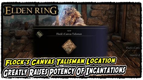 холщовый талисман стаи|Elden Ring How To Get Flocks Canvas Talisman (Greatly Raises。